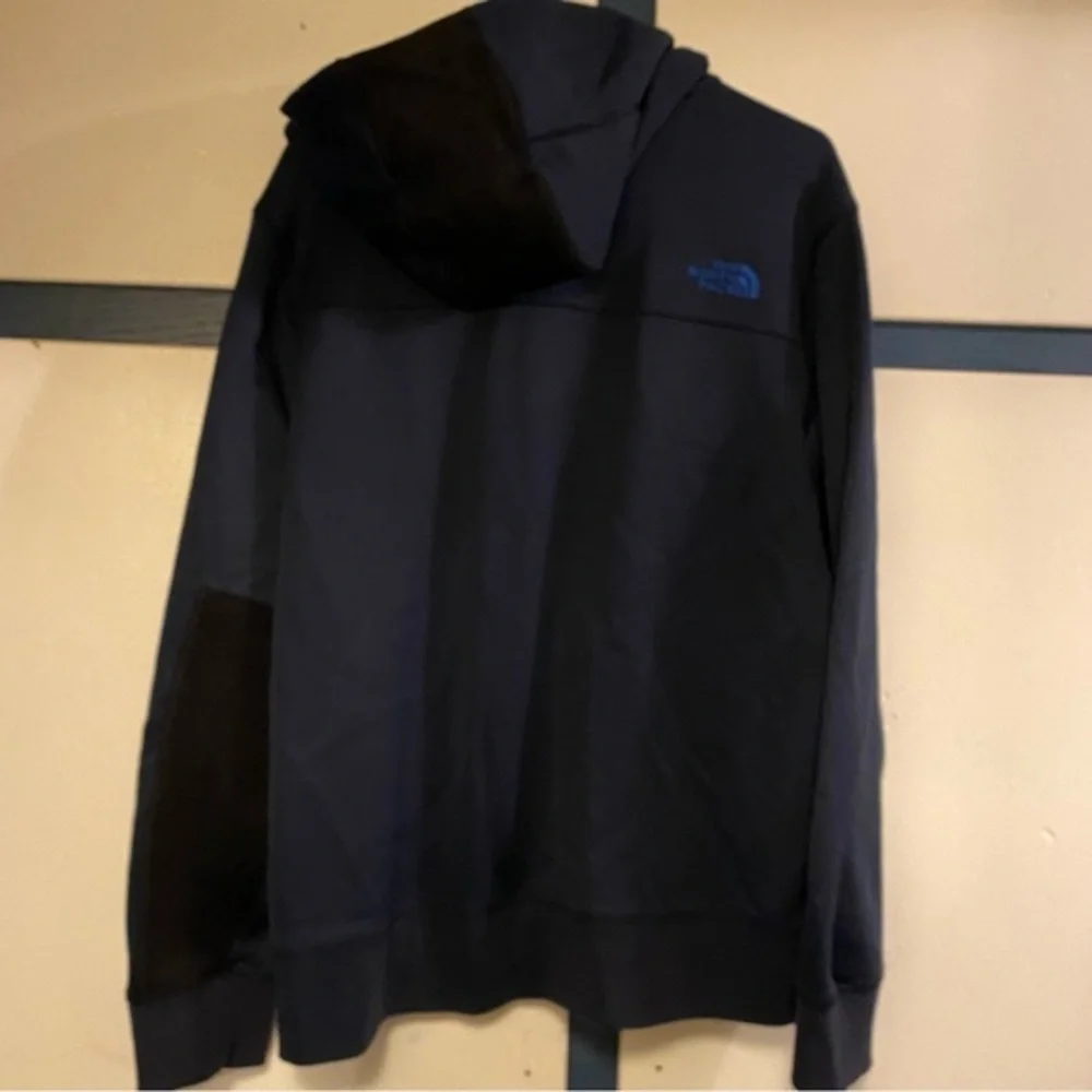 The North Face‎ Jacket Mens Size Large Hoodie Blue Full Zip Drawstring Pockets